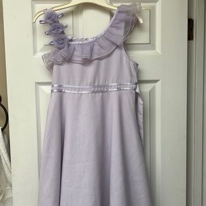 Lavender dress size 14 mid calf length, sleeveless